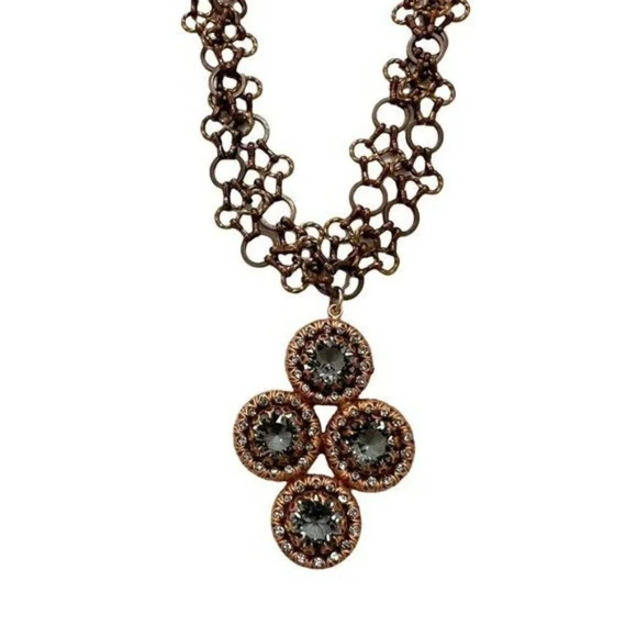 Vintage Catherine Popesco Swarovski Crystal Pendant - Picture 3 of 8